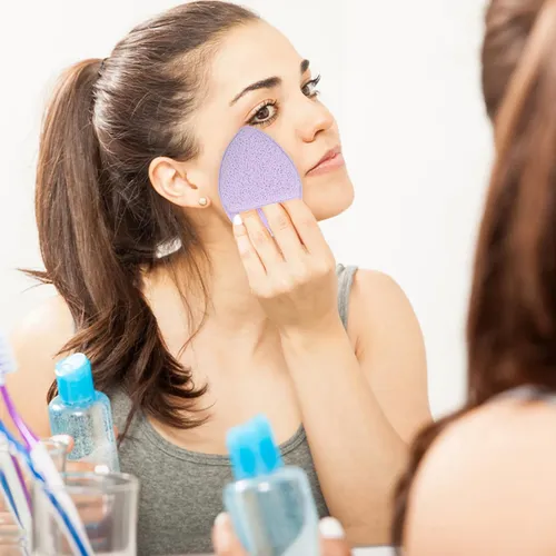 4pcs Discos Removedores De Maquillaje Limpieza Facial
