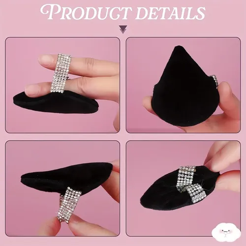 10 Piezas De Polvo De Diamante Triangular, Para Uso Húmedo