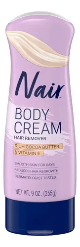 Nair Body Cream Crema Depilatoria Butter Y Vit. E X 255g