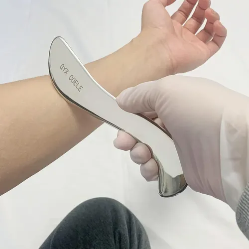 Set 6 En 1 Gua Sha Acero Inoxidable Masaje Corporal