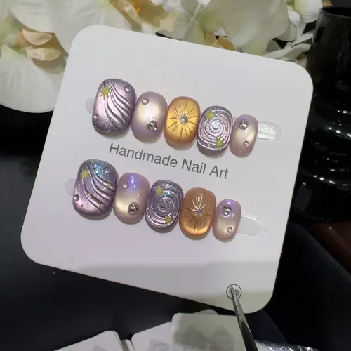 Alta Calidad Pegatinas De Arte De Uñas Con Remolinos De