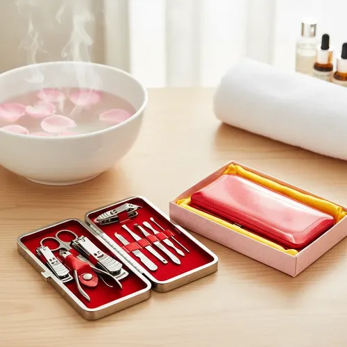 Set Kit Manicuría 10 Piezas Acero Inox