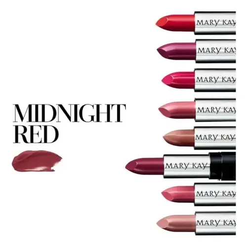 Mary Kay Labial En Gel Tono A Eleccion Semi Shine 20% Color Midnight Red