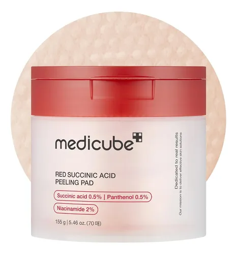 Medicube Red Succinic Acid Peeling Pads 70 Units Exfoliantes