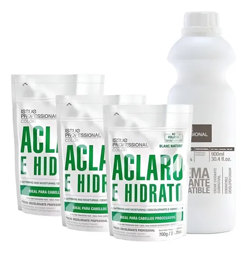 Kit Issue | Polvo Decolorante Blanc Nature + Oxidante 900ml