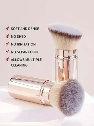C-set 2 Brochas Retráctiles For Maquillaje Y Polvo ;;;