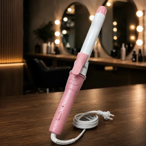 Buclera Rizadora 25mm Temperatura Ajustable Cable Giratorio Accesorios Peine Pinzas Ideal Peinados Ondas Rulos Styling Hair Curler Viaje