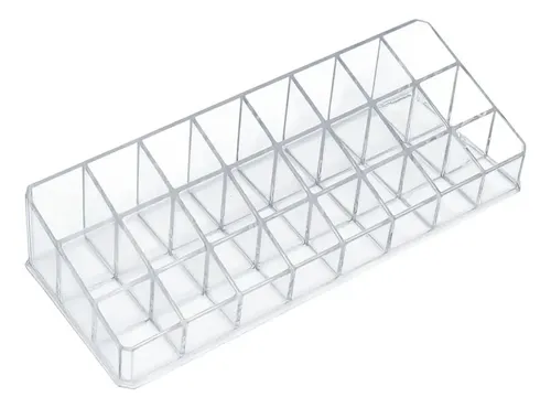 Organizador Acrílico Para 24 Labiales Maquillaje