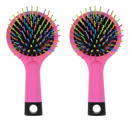 Brochas Rainbow Volume Brushes Para Desenredar El Cabello Y