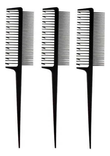 Set De 3 Peines Para Peinar, Teñir Y Mechas
