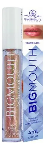 Gloss Voluminizador Big Mouth Phallebeauty Gold Rekabeauty