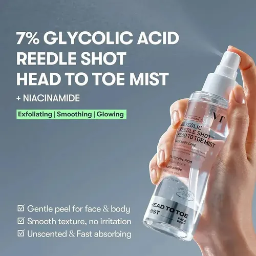 Vt Glycolic Reedle Shot Head To Toe Mist Exfoliante