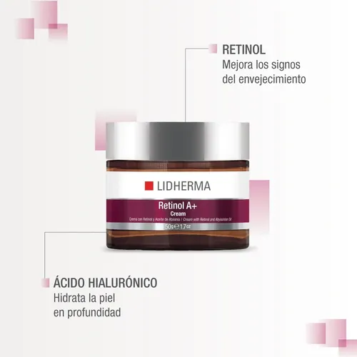 Retinol A+ Daily Cream Momento de aplicación Día/Noche Todo tipo de piel Lidherma