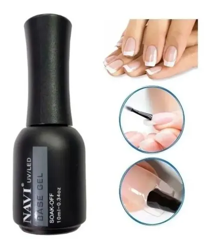 Navi 10ml Base Coat O Top Coat Gel Led Uv X1u.
