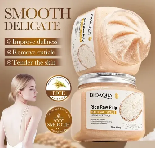 Exfoliante Scrub Corporal Arroz 350g Bioaqua Despigmentante