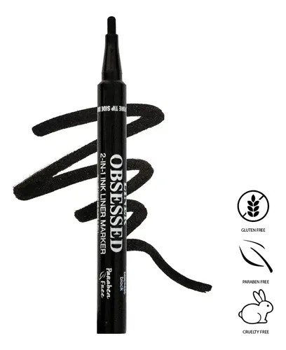 Delineador De Ojos 2 En 1 Liner Obsessed X1ml Palladio