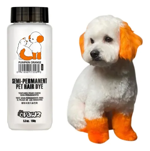 Tinte Para Mascotas Opawz Semipermanente Naranja Calabaza Pa