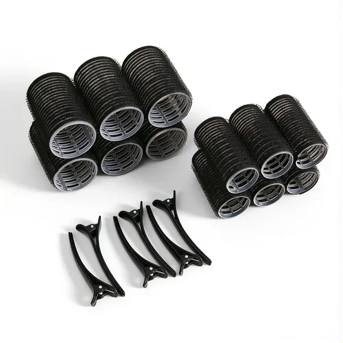 Kit De Rulos Auto Adherente Rodillo Para Cabello Sin Calor P