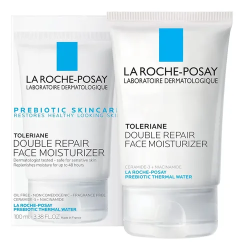 Hidratante facial de doble reparación La Roche Posay, 40 ml, Imp.eua, hora de aplicación: día/noche, tipo de piel sensible