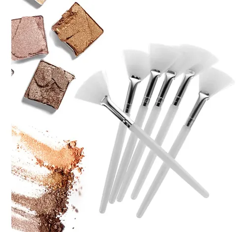 Brocha De Maquillaje Para Rostro Y Fan Brush Facial