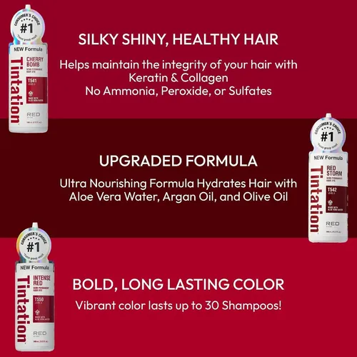 Coloración Semipermanente Tintation Intense Red 5 Oz