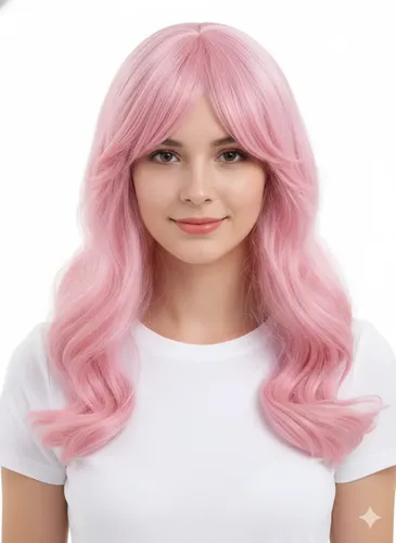Peluca Kanekalon Colores Fantasía Cosplay Cabello Ondas