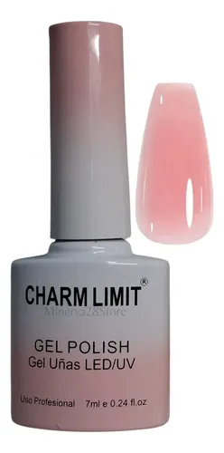 Esmalte Semi Via Lactea Rosa Uvled Marca Charm Limit 7ml