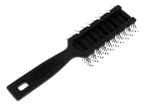Cepillo De Cabello Negro X 2 Para Atención De Belleza