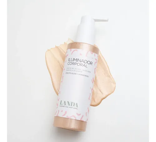 Iluminador Corporal + Hidratante | Landa Cosmética Natural Tono 02