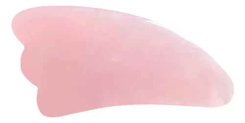Piedra De Masaje Facial Gua Sha Mina Heal Rose Quartz