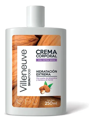 Crema Corporal Villeneuve Skin Food Extra Seca 250 Ml