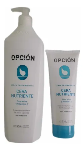 Cera Nutriente Opción Keratina Capilar Profesional 900 Ml