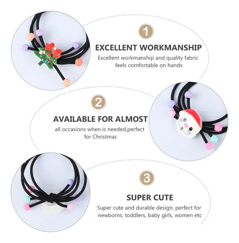 8 Diademas De Navidad Para Niñas Bebés