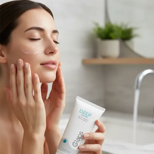 Gel Limpieza Facial Deep Clean Glaps 100ml Suave Higiene