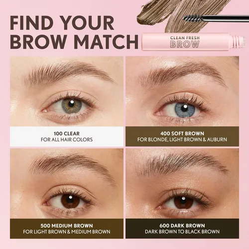Gel Para Cejas Covergirl Clean Fresh Brow 500 Marrón Medio
