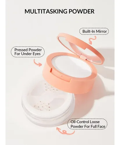 Polvo Suelto Para Maquillaje Sheglam Translúcido