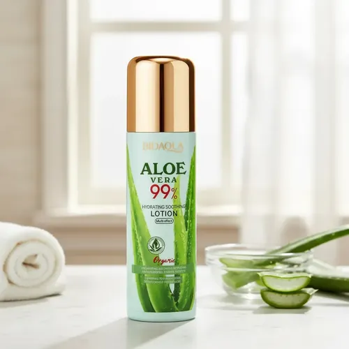 Locion Facial Orgánico Reparador Aloe Vera 99% 100ml Bioaqua Todo Tipo De Piel Día/noche