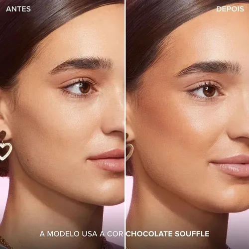 Bronceador y barra de contorno Too Faced Chocolate Soleil, Choc Tom de Chocolate Souffle Makeup