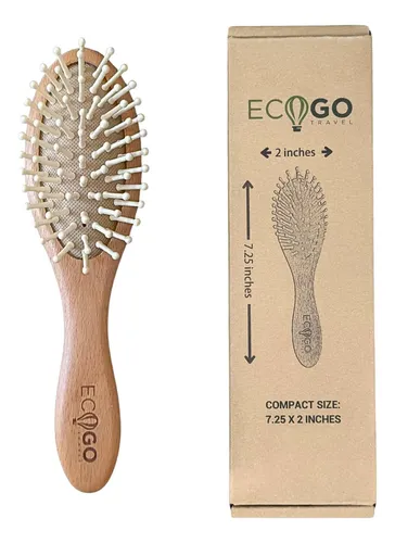 Cepillo De Pelo Ecogotravel Con Cerdas De Bambú De 5 Cm X 18
