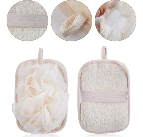 Mitón De Baño Mikimini 2 En 1 Exfoliante Lufa Xl/m