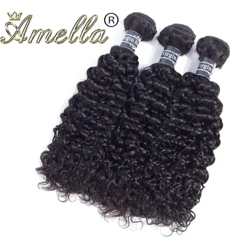 Extensiones Cabello Rizado Brasileño 8a 3 Mechones 14-18