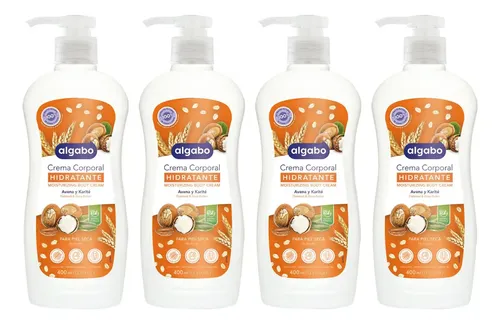 Pack Crema Corporal Algabo Hidratante Avena Y Karité 400 Gr
