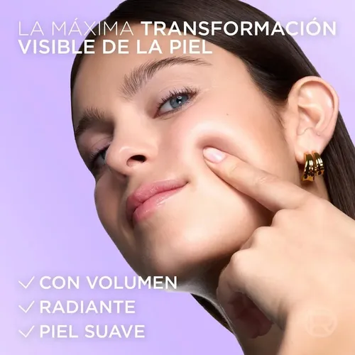 L’Oréal Paris Revitalift Glass Skin Mascarilla Hidrogel 1 pza EFECTO GLOW EN 90 MIN, Hidratación Profunda con Centella Asiática y Ácido Hialurónico. Para todo tipo de piel/ piel mixta a grasa