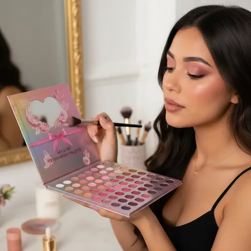 Paleta De Sombra De Maquillaje Profesional 63 Colores