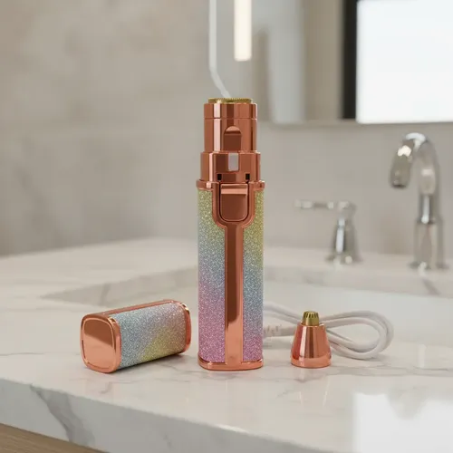 Depiladora Eléctrica 2 En 1 Para Cejas, Nariz Y Axilas, Usb