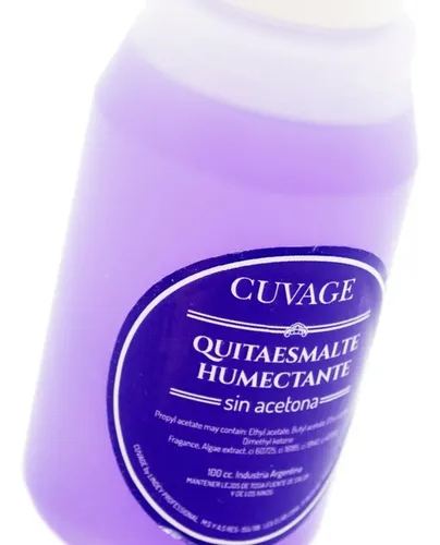 Cuvage Quitaesmalte Uñas Humectante Sin Acetona X100ml