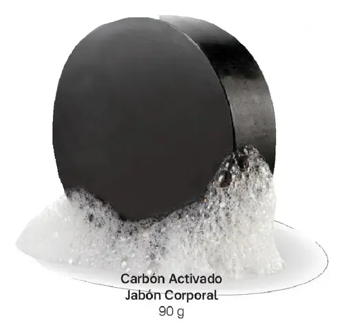 Jabon Corporal Carbon Activado En Barra 90g Beautyware®