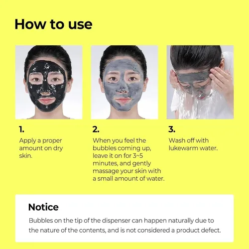 Mascarilla Facial Burbujeante Carbón Bha 120 G