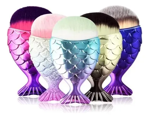 Brocha Limpia Polvo Cola De Sirena Manicura