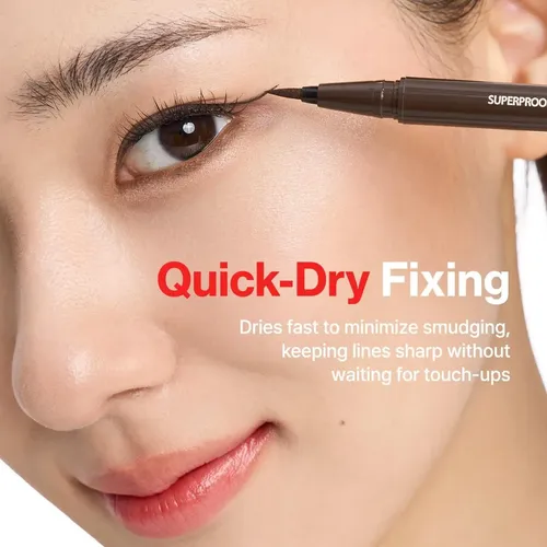 Delineador Líquido Superproof Pen Para Ojos Clio Marrón